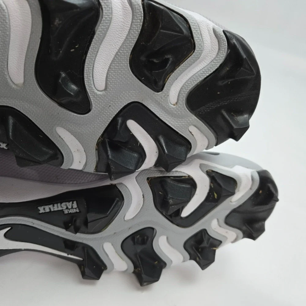 Nike Force‎ Trout 9 Keystone Grey White Cleats Mens Size 12 FB9728-002